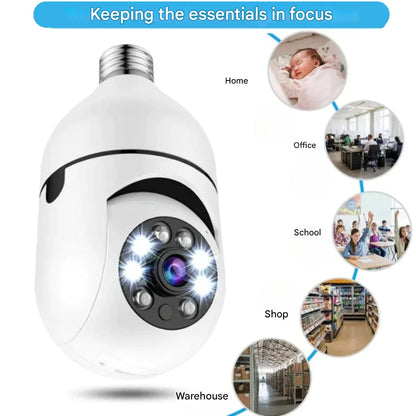 SpyBulb™ - Security WiFi Light Bulb Camera