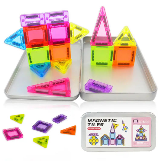 Mini Magnetic Tile Building Blocks