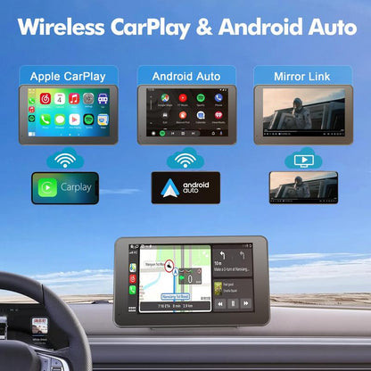 🔥Upgraded Wireless CarPlay Screen for Andriod & Iphone 🚚Free Shipping