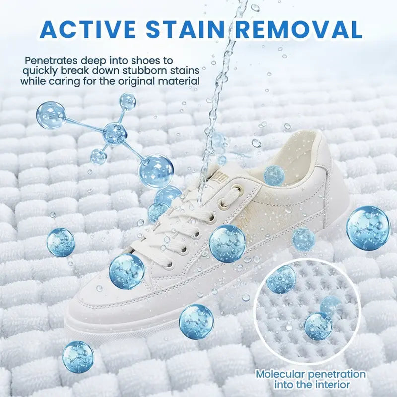 Multipurpose White Shoe Cleaner Cream With Sponge