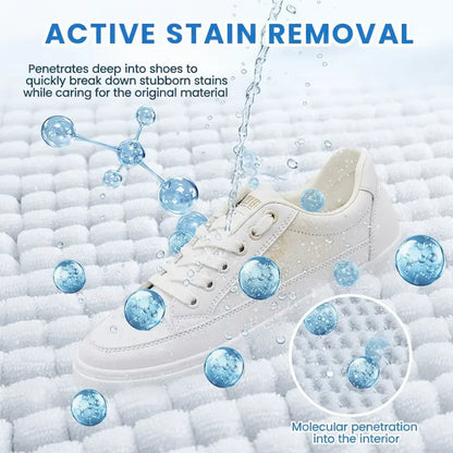 Multipurpose White Shoe Cleaner Cream With Sponge
