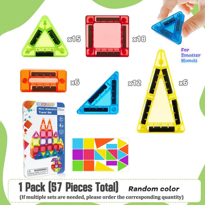 Mini Magnetic Tile Building Blocks