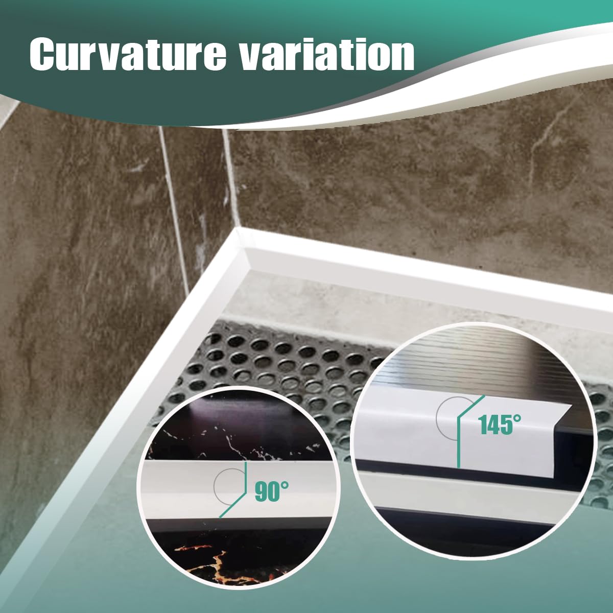 PE Self-Adhesive Caulk Strip Tape - Kitchen Bathroom Sealing