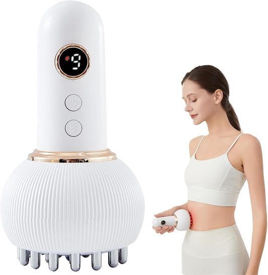 Heated Lymphatic Massager（Free Body Oil Included）