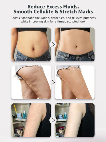 Heated Lymphatic Massager（Free Body Oil Included）