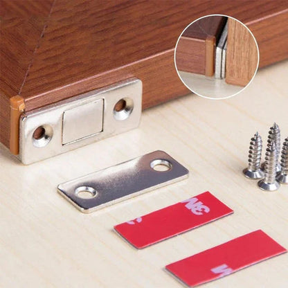 InvisiLock™ | Ultra-Thin Invisible Cabinet Door Magnets (4-Piece Set)