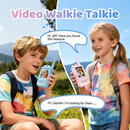 Kids'  Video Walkie-Talkie – 2-Pack HD Intercom for Playful, Secure Communication