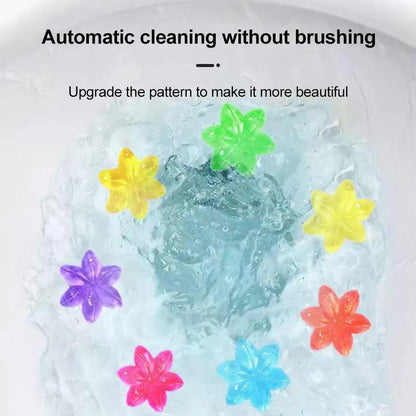 42 Flowers Toilet Gel Stamp 3Pack - 6 Scents Long Lasting Deodorizer